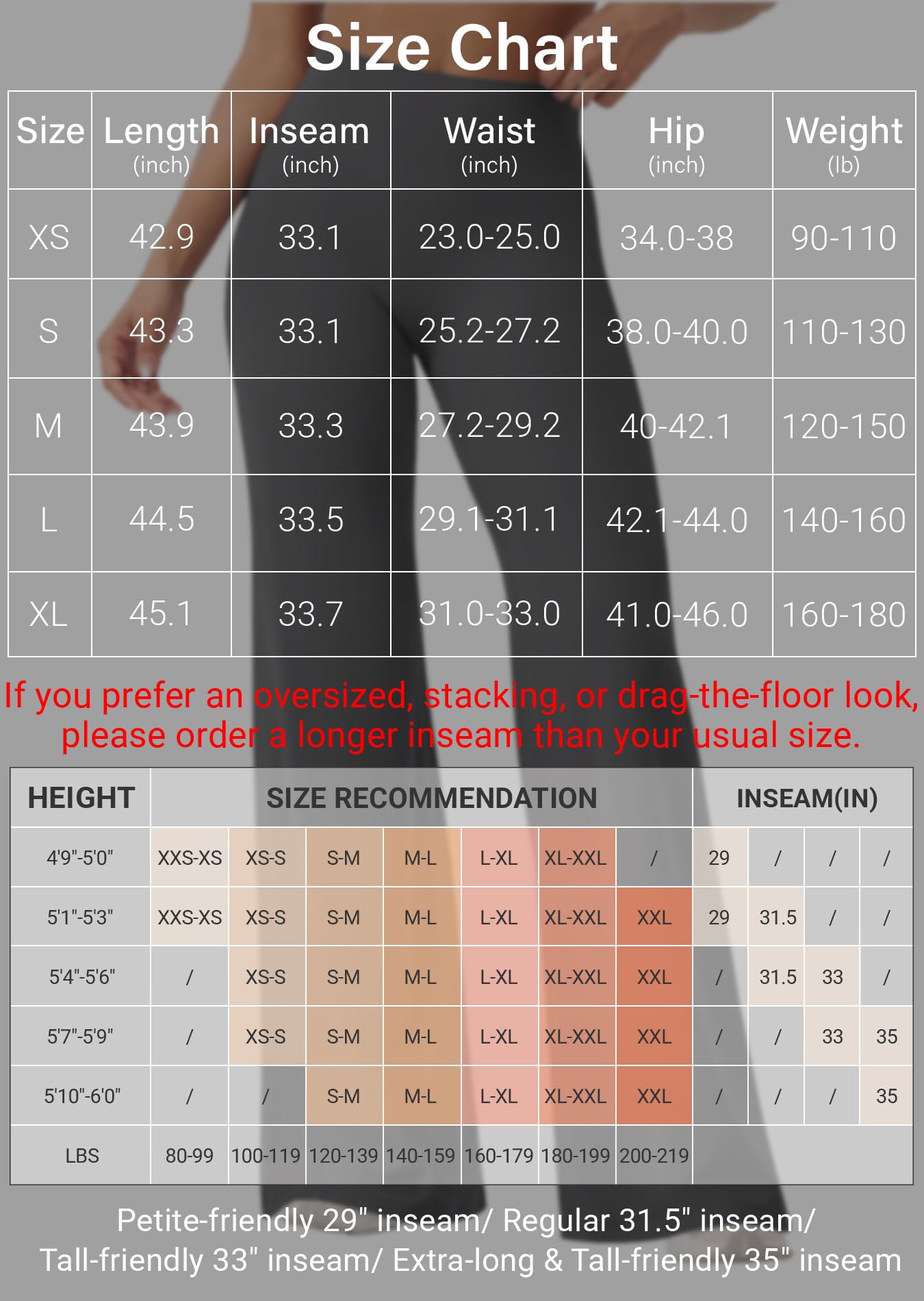 YEOREO Workout Leggings Womens No Front Seam Straight Leggings 33" High Waist Buttery Eddiy Gym Yoga Pants Light Sand L