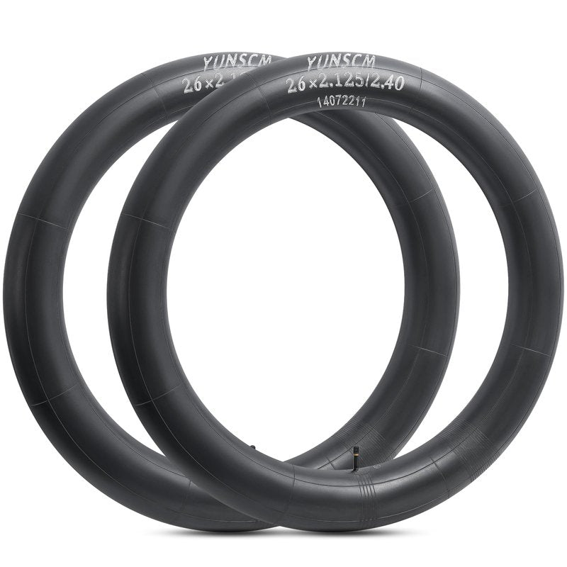 26" Bike Tubes 26x2.125/2.40 AV32mm Schrader Valve 56/64-559 26" Bicycle Tubes and Tire Levers Compatible with 26 x 2.125 26 x 2.25 26 x 2.30 26 x 2.35 26 x 2.40 Mountain Road Bike Tire Tubes -2PCS