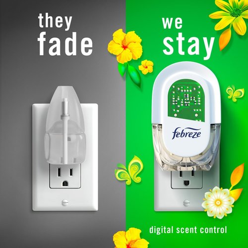 Febreze Plug-In Air Freshener - Gain Original Scent Oil Refill | Long-Lasting 0.87oz | 3 Count