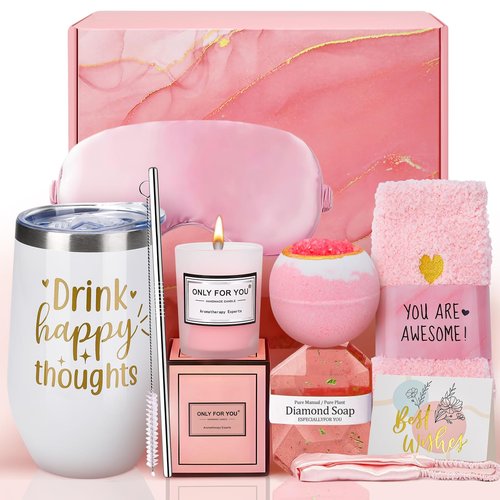 Gift Baskets for Women: Mothers Day Gifts for Mom Wife Women Her Easter Basket Christmas Birthday Valentines Day Stocking Stuffers for Friend Sister Teen Girls Grandma Coffee Mug Set