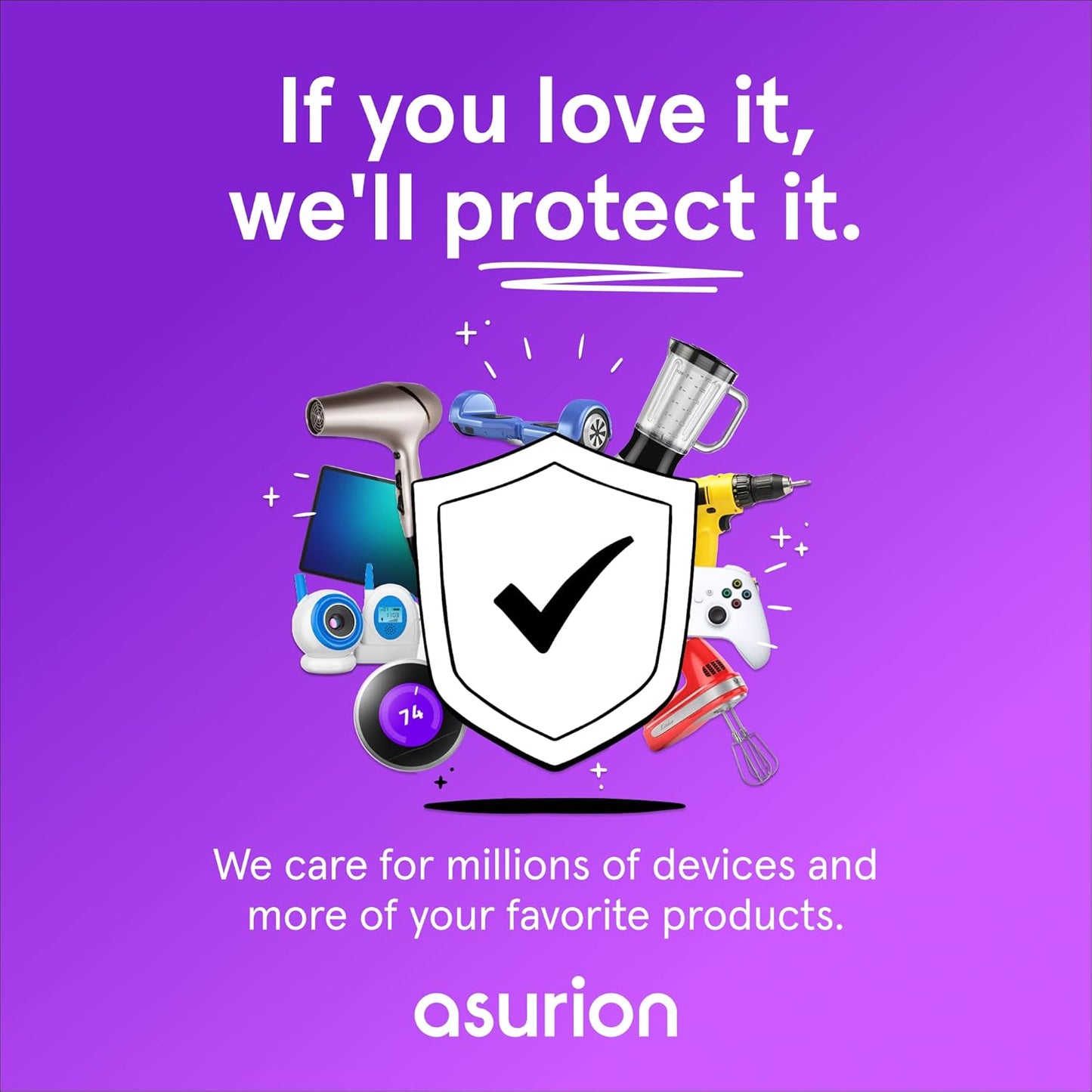 ASURION 3-Year Furniture Protection Plan - Comprehensive Coverage for $50-$59.99 Items