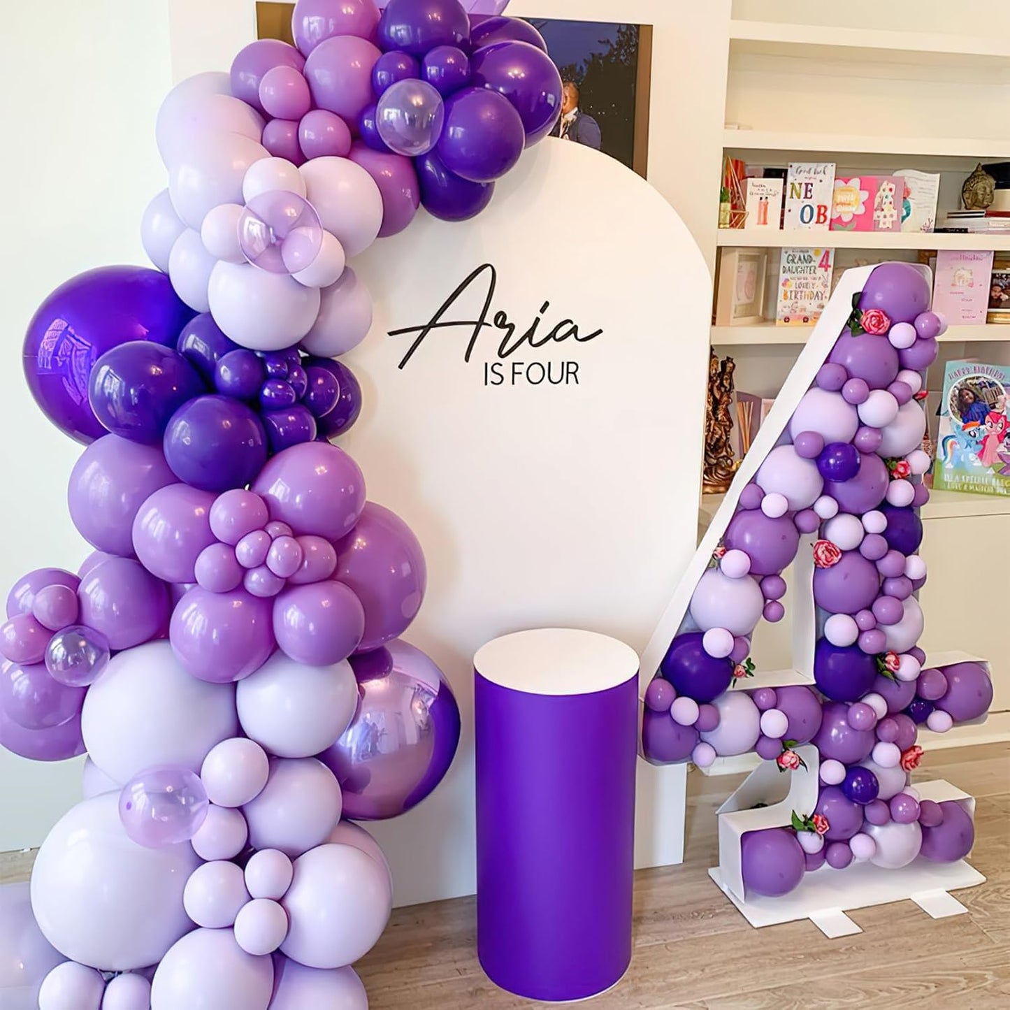 PartyWoo Purple Balloons - 100 Pcs 10 Inch Light Pastel Lavender Latex Helium Balloons for Celebrations