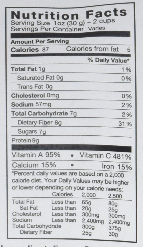 Freeze-Dried Broccoli Florets - 1 oz All-Natural Healthy Snack for Hiking & Cooking