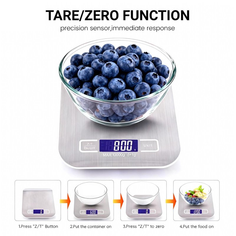 Type-C Fast Charging Rechargeable Shipping Scale, Digital Kitchen Scale,Food Scale Weight Grams and Ounces for Baking Cooking and Meal Prep, 22lb/10kg