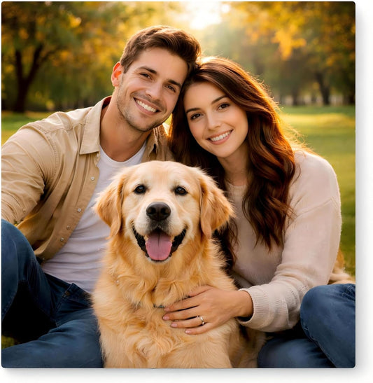 Sunwes Custom Canvas Prints - Personalized 11x14 Inch Photo Art | Perfect for Weddings, Family, and Pet Memorials