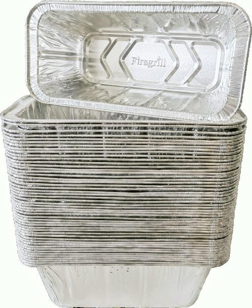 Firsgrill Griddle Grease Catcher Cup Liners - 50-Pack for Blackstone 17" to 36" Griddles | 8" L x 3.75" W x 3" H