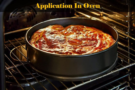 Tellshun 9 Inch Springform Pan Tin with 50pcs Parchment Paper Cheesecakes Baking Mold Round Leakproof Nonstick Removable Bottom Bakeware for Pie Cake Pizza and Quiches