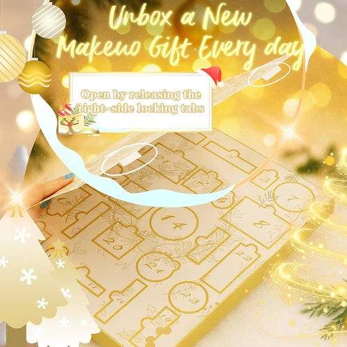 CHARMCODE Makeup Advent Calendar 2025 - 24-Day Christmas Gift Set for Women & Teens | Holiday Beauty Surprises