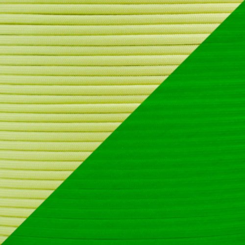 Glow in the Dark Paracord Type III 400 - Choose 10', 25', 50', 100' Feet - White, Yellow, Pink, Green, Blue