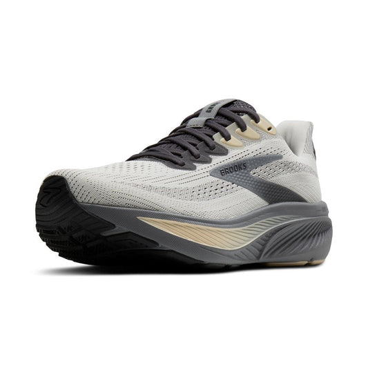 Brooks Men’s Ghost 17 Neutral Running Shoe - Vaporous Grey/Primer/Sand - 7.5 Medium