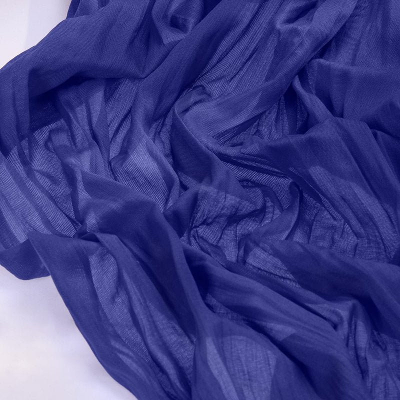 Socomi 3pcs Royal Blue Summer Cheesecloth Table Runner Boho Rustic Gauze 120 inch 10FT Cheese Cloth Sheer Runner for Wedding Party Baby Shower Birthday Home Decor Holiday Decorations