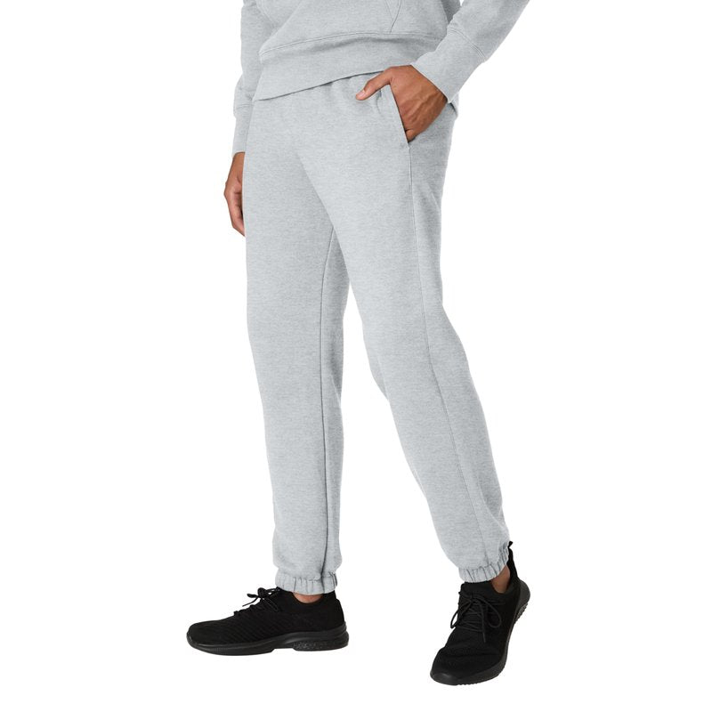 Hanes ComfortBlend Men's Originals Midweight Joggers with Pockets, Fleece Sweatpants, 30" Inseam, Light Steel