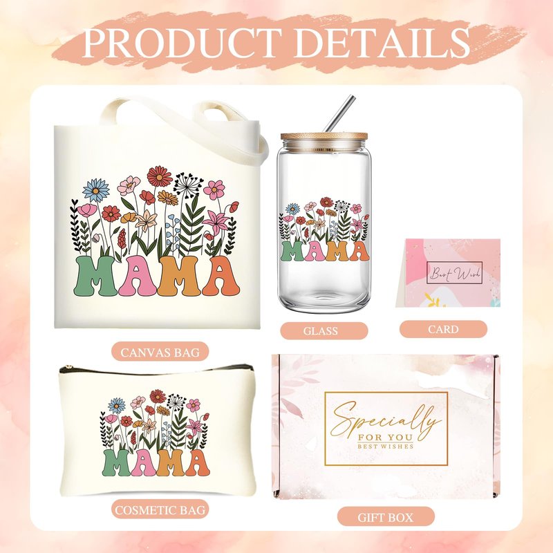 wangxitumug Mom Christmas Gifts for Women from Daughter Son Birthday Gifts Box Set for Best Mom, Mama Valentines Day Presents for Mothers