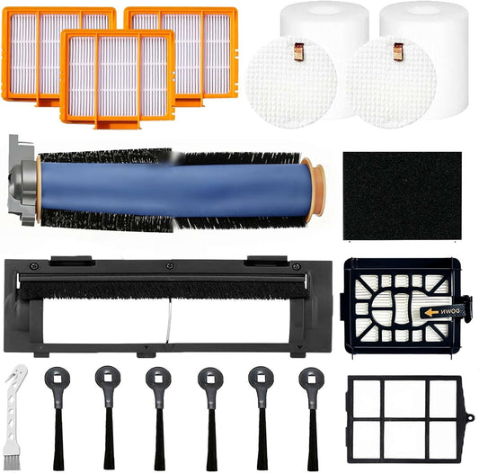 Shark Replacement Parts Kit | Compatible with AV2511AE, AV2501S, RV2502AE | Main Brush, Filters & Side Brushes