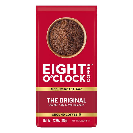 Eight O'Clock Coffee The Original, 12 Ounce (Pack of 6) Medium Roast Ground Coffee 100% Arabica, Sweet, Fruity, Well Balanced
