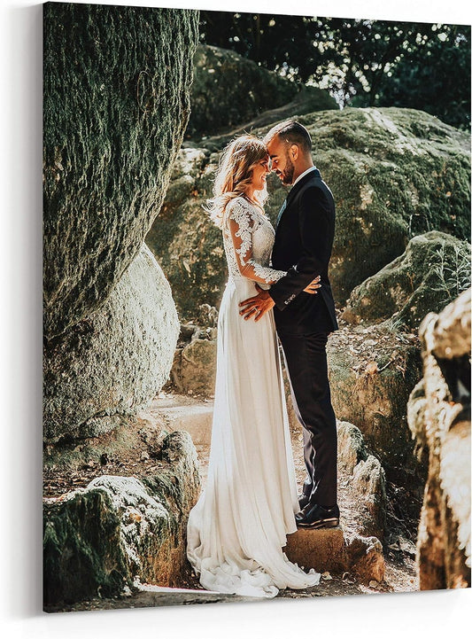 P&L ART Personalized Custom Canvas Prints - Transform Your Photos into Stunning Wall Art | 11x14 Size