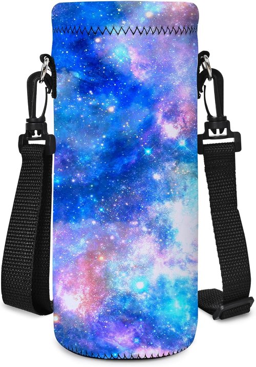 Insulated Neoprene Water Bottle Carrier Sling for 24oz/32oz Bottles - AUPET with Shoulder Strap