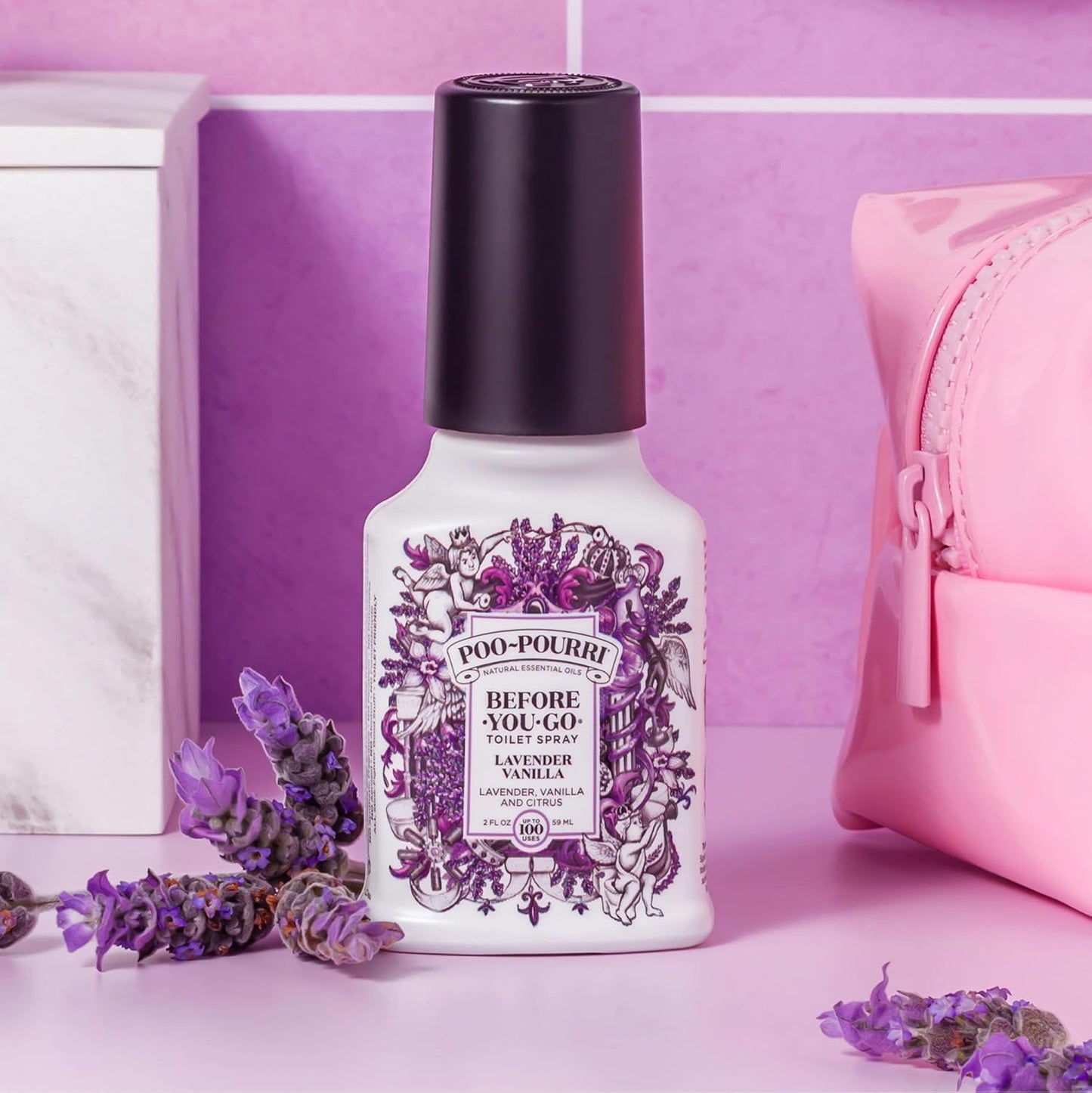Poo-Pourri Toilet Spray - Fresh Sea Salt Deodorizer | 2 Fl Oz, Up to 100 Uses, TSA Approved