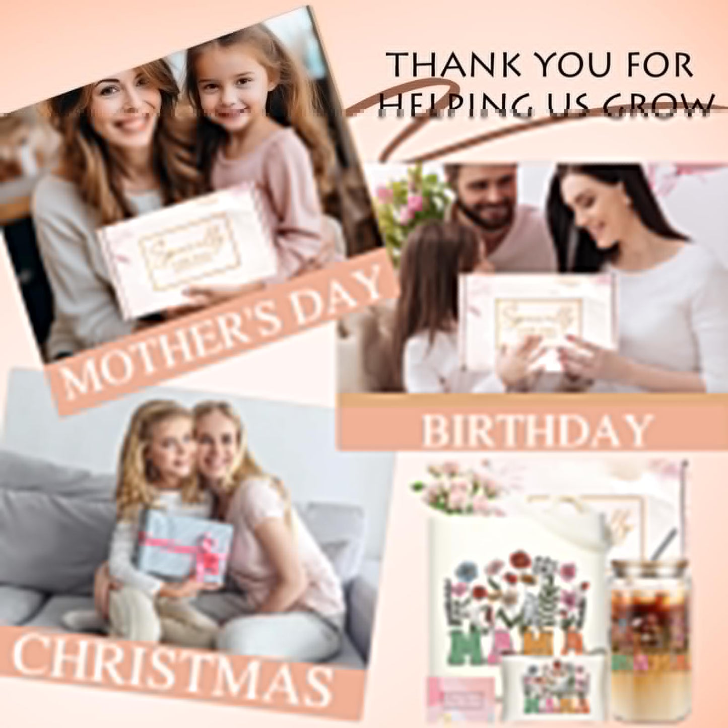 wangxitumug Mom Christmas Gifts for Women from Daughter Son Birthday Gifts Box Set for Best Mom, Mama Valentines Day Presents for Mothers