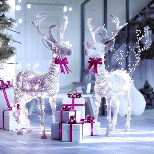Fairy Lights Plug in, 66Feet 200LEDs Pure White String Lights, Waterproof Flexible Silver Wire Starry Lights for Bedroom Dorm Wedding Garland Wreath Wall Mason Jar Indoor Outdoor Christmas Tree