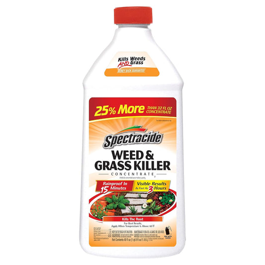 Spectracide Weed Killer Concentrate - 40 Ounces for Patios, Walkways & Driveways