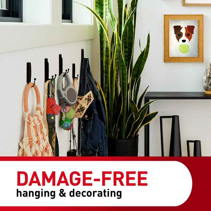 Command Indoor Small Replacement Strips, 64 Strips, Damage-Free Wall Hanging, Re-Hang Small Hooks for Home and Wall Decor, Holds up to 1 lb, White Adhesive