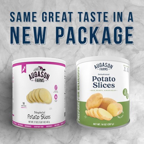 Augason Farms Dehydrated Potato Slices - Emergency Food Supply for Everyday Meals