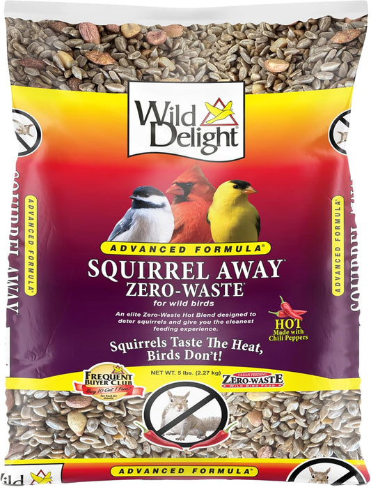 Wild Delight Wild Bird Food - Advanced Formula for Zero Waste Feeding | 5lbs