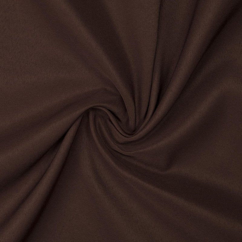 Gee Di Moda Rectangle Tablecloth - 90 x 132 Inch Chocolate Table Cloth for 6 Foot Tables with Floor-Length Drop - Heavy Duty Washable Fabric for Holiday Party, Dinner, Weddings & Baby Shower