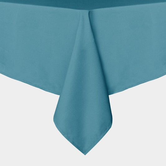 sancua Rectangle Tablecloth - 70 x 120 Inch - Stain and Wrinkle Resistant Washable Polyester Table Cloth, Decorative Fabric Table Cover for Dining Tables, Buffet Parties and Camping, Teal