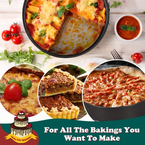 HIWARE 6 Inch Non-stick Springform Pan with Removable Bottom - Leakproof Cheesecake Pan, Compatible with 3 Qt Instant Pot