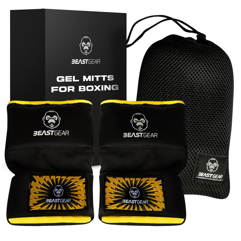 Beast Gear Boxing Wraps, Gel Boxing Hand Wraps for Men & Women, 100cm Quick Wrist Wraps Boxing - MMA, Muay Thai, Kickboxing & Martial Arts Training(X-Large)