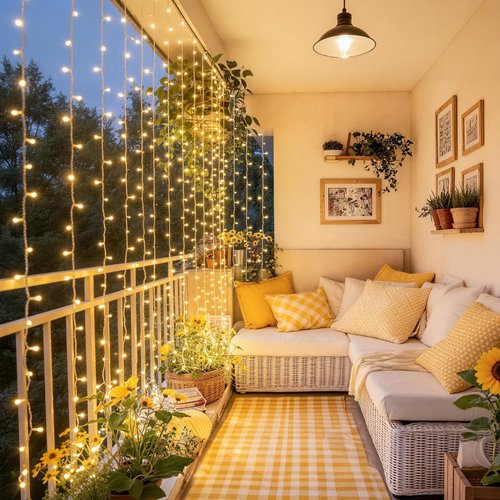 JMEXSUSS 200 LED Curtain Lights for Bedroom, Warm White Curtain Fairy Lights for Backdrop Indoor, USB Hanging String Lights with Remote for Wall Backdrop Wedding Party Decor, 6.5ftx6.5ft