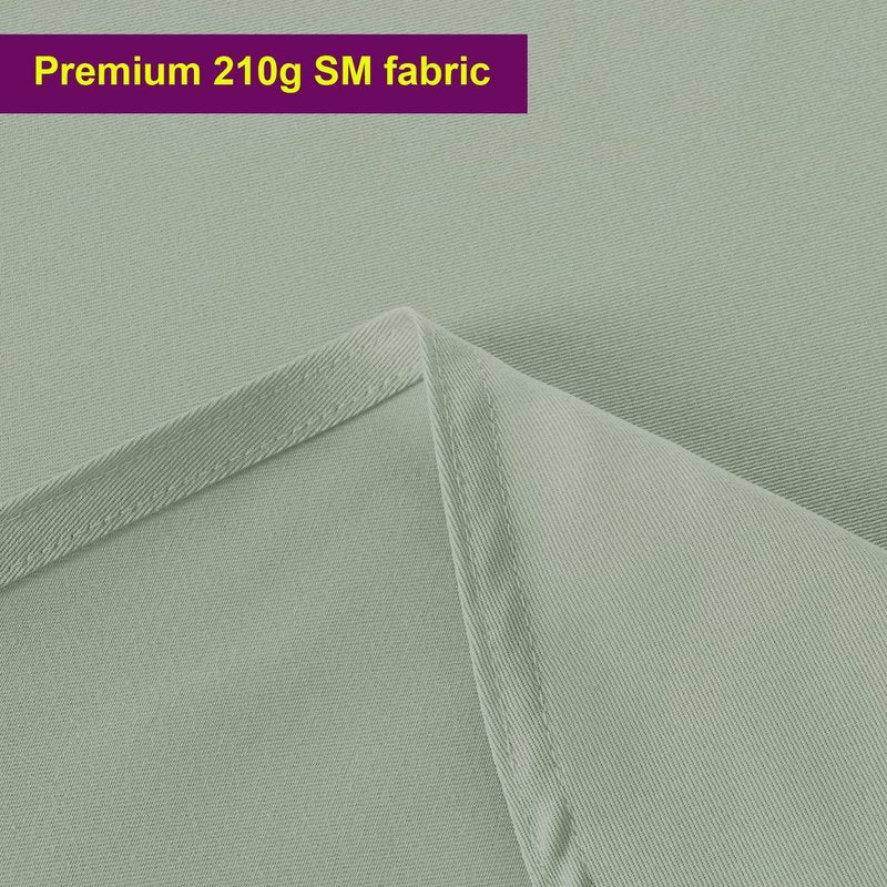 Obstal Sage Green Rectangle Table Cloth - Heavy Duty Water Resistance Polyester Tablecloth, Decorative Fabric Table Cover for Outdoor and Indoor Use, 60x84 Inch