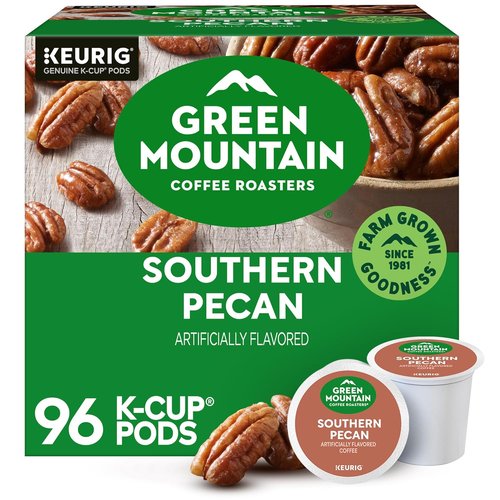 Green Mountain Coffee Roasters Southern Pecan K-Cup Pods - Light Roast Coffee, 96 Count