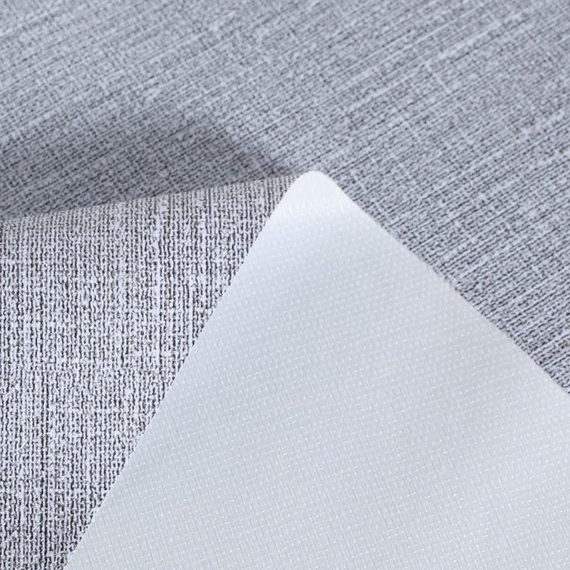 sancua 100% Waterproof Round PVC Tablecloth - 54 Inch - Oil Proof Spill Proof Vinyl Table Cloth, Wipe Clean Table Cover for Dining Tables, Buffet Parties and Camping, Grey