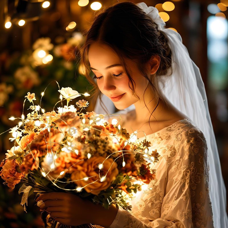 Etinga 6 Pack Fairy Lights Battery Operated String Lights, 10 LED on 3.3ft Silvery Copper Wire,High Brightness for Wedding Christmas Flowers Gift Box Decoration (6 Pack, Warm White)