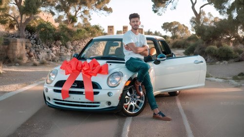 GYDbow 30 Inch Giant Red Car Bow - Extra Large Pull Bow for New Car Gifts & Celebrations