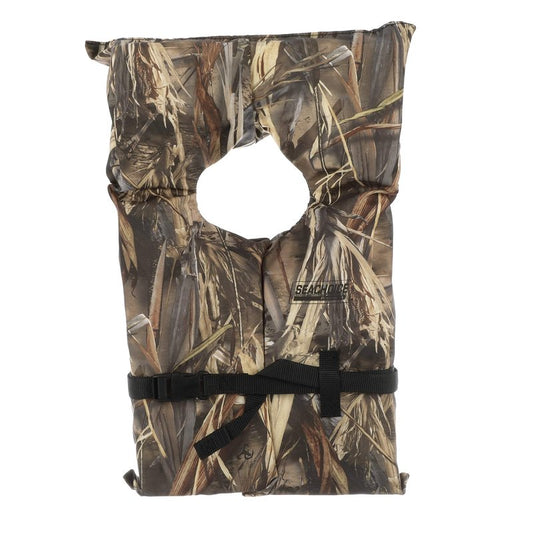 SEACHOICE 86030 Life Vest, Type II Personal Flotation Device â€“ Camouflage â€“ Adult
