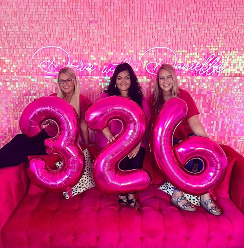 Hot Pink Number 16 Balloons 40 inch, 16 Number Balloons, 16th Birthday Decorations for Girls 16 Year Old Hot Pink Party Supplies