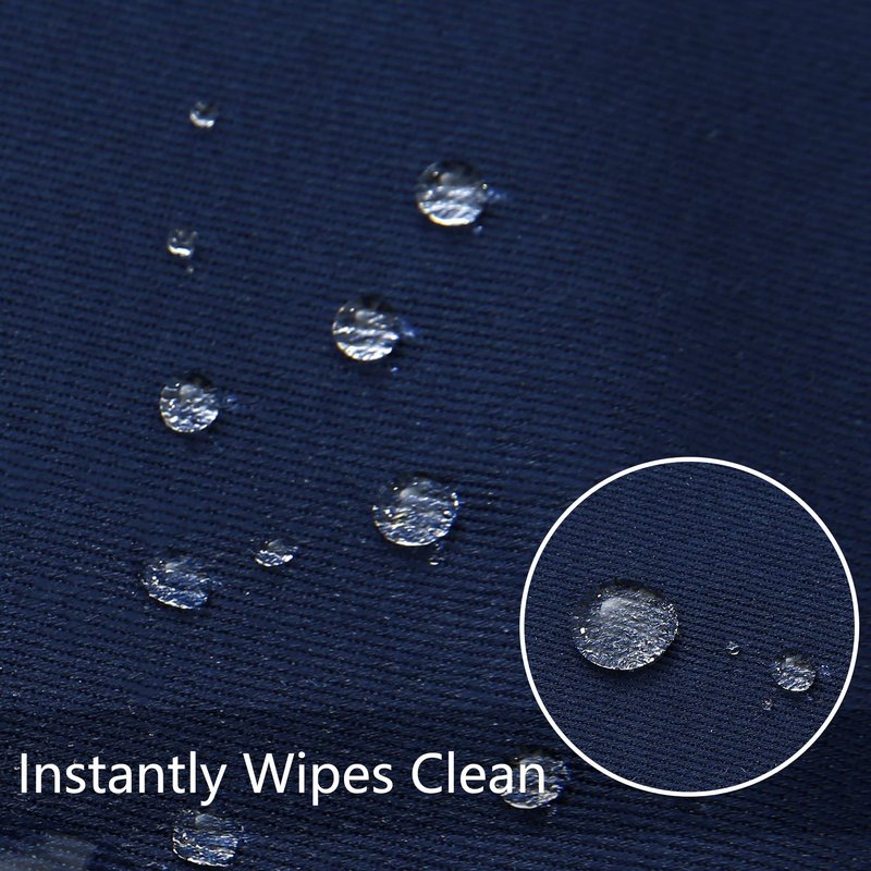Obstal Rectangle Table Cloth, Oil-Proof Spill-Proof and Water Resistance Microfiber Tablecloth, Decorative Fabric Table Cover for Outdoor and Indoor Use (Navy Blue, 60 x 102 Inch)