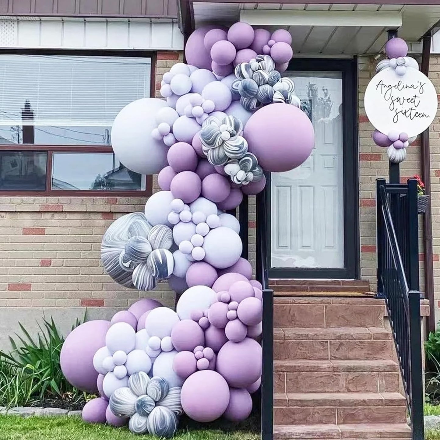 Voircoloria 130pcs Pastel Purple Balloon Garland Kit - Light Purple Latex Balloons in Various Sizes for Birthday, Baby Shower, Graduation & Gender Reveal Parties