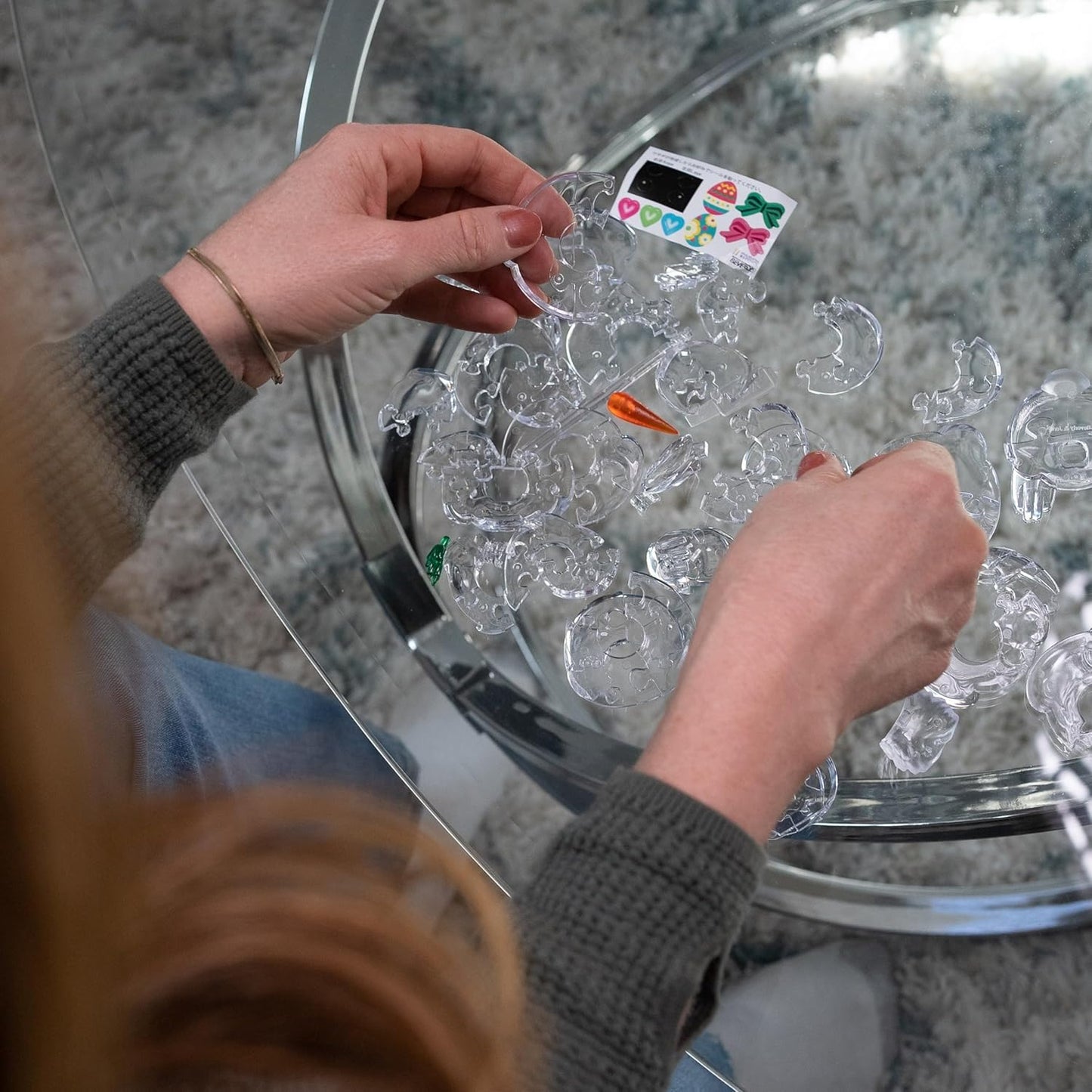 BePuzzled | Snoopy & Woodstock 3D Crystal Puzzle - Engaging Fun for Ages 12+