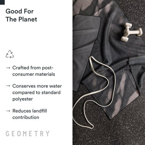 GEOMETRY Gym Towels for Working Out - Compact & Quick Dry, Super Absorbent Double-Sided Microfiber Sweat Towel - Premium Microfiber for Gym - Lavender Nights, 16" x 30", 1 Piece