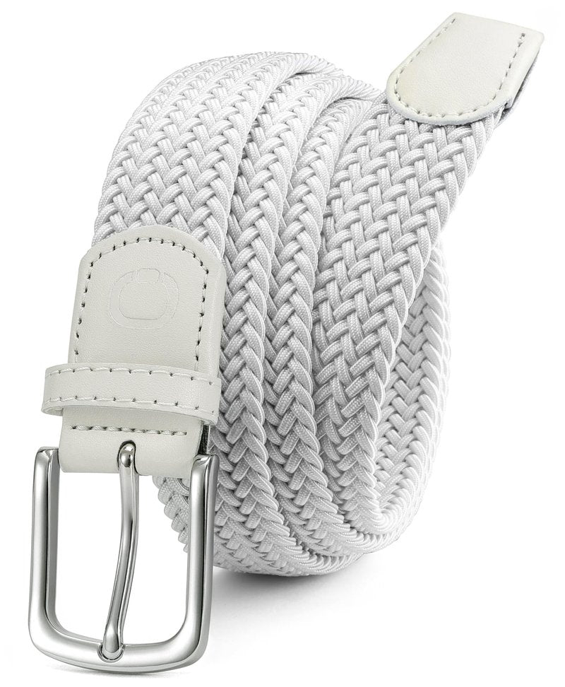 CHAOREN Stretch Mens Belt - Braided Elastic Golf Belt for Men 1 3/8"- Fits Casual Jeans & Shorts