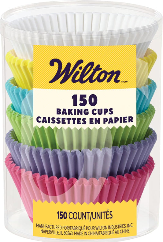 Wilton Bakecups - Vibrant Multicolor Cupcake Liners for Perfect Baking | 75 Count