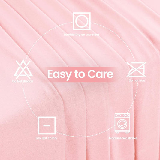Utopia Kitchen Spandex Tablecloth 1 Pack [6FT, Pink] Tight, Fitted, Washable and Wrinkle Resistant Stretch Rectangular Patio Table Cover for Event, Wedding, Banquet & Parties [72Lx30Wx30H Inch]
