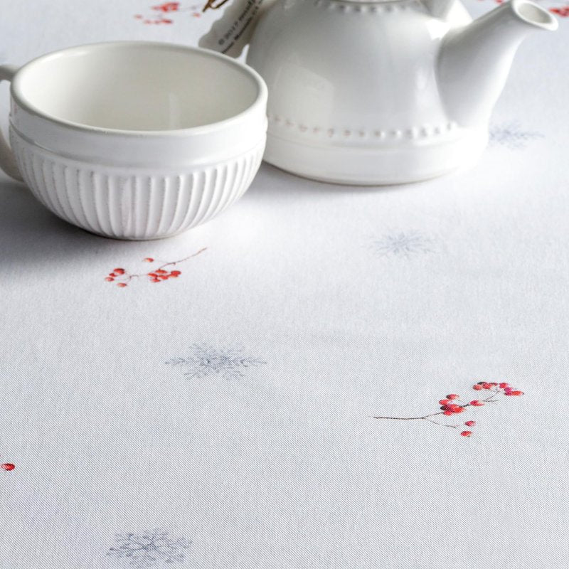 Maison d' Hermine Table Cloth Square Table 100% Cotton 54 x 54 Inches Fall Tablecloth Reusable Everyday Use for Thanksgiving Christmas Decorations Dining Farmhouse Party (Fairy Tale Forest)