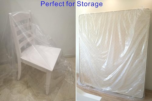 ComfortHome Mattress Bag - Durable Moving & Storage Solution | Twin & Full Size, 2 Pack Clear