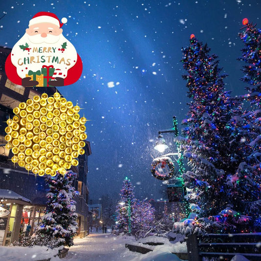 Warm White String Lights Outdoor Christmas Decoration, 66 ft 200 LED Christmas Lights Plug in, Indoor Connectable 8 Modes Clear Wire Twinkle Fairy String Lights for Xmas Tree Bedroom Holiday Party